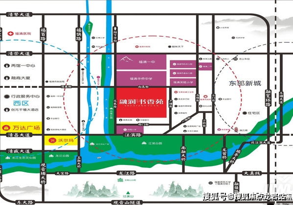 奢享周边大公园配套,小区五百米范围邻,福清华侨**,福清一中,福清二中