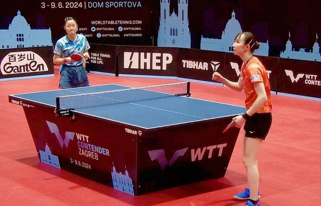 乒乓球wtt萨格勒布赛:早田希娜4-0横扫张本美和,夺得女单冠军双冠王