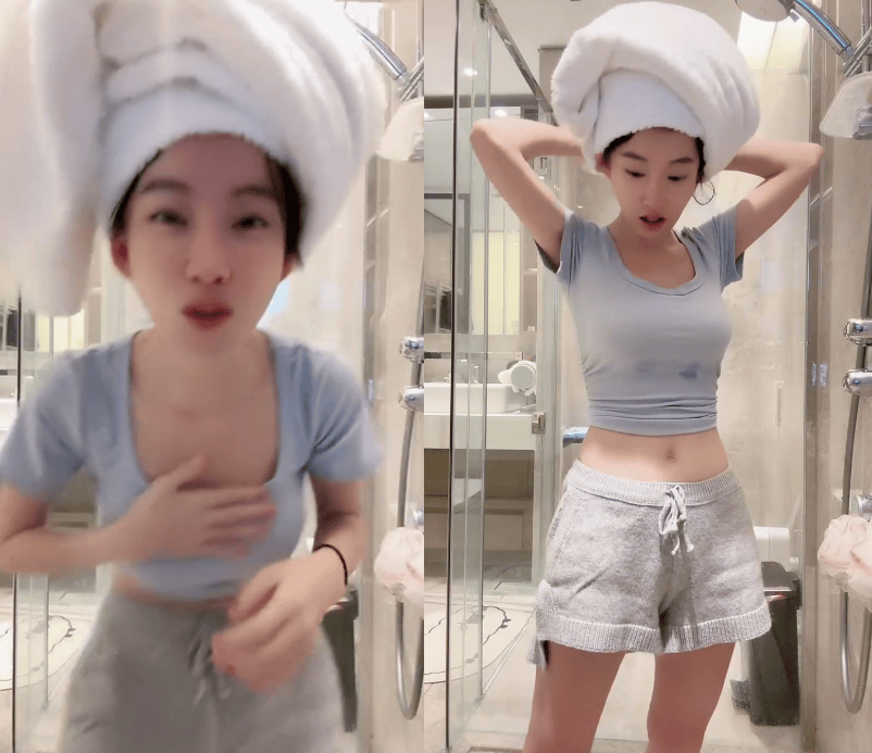 冯提莫尺度越来越大,直播洗头又走光?网友:怎么养的变化这么大