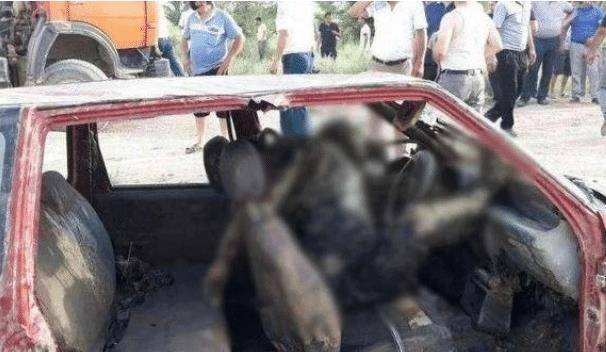 河里发现汽车一具男尸坐里面,死者颈部被铁链栓在方向盘上