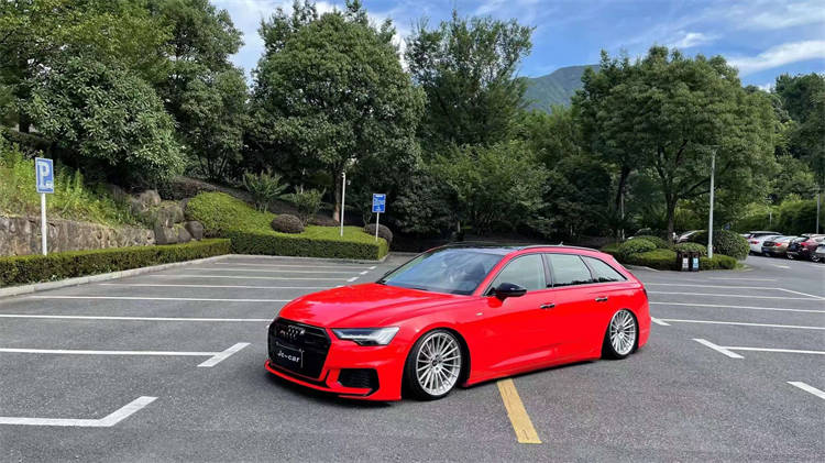 卓越姿态 奥迪a6改装airbft气动避震低趴案例