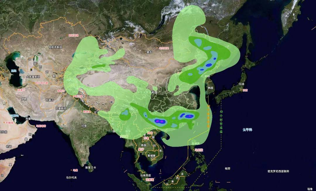 原创            冷空气确定，40度+将减少，北方暴雨出现，预报：南方降雨超长-冷空气天气预报符号
