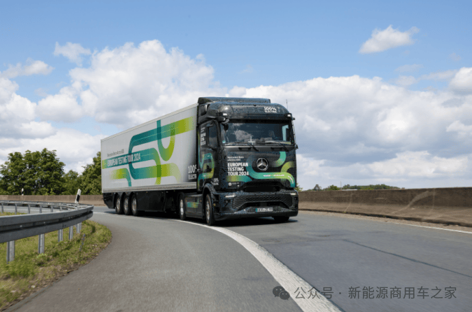 在欧洲进行纯电动卡车的长途运输是可行的.