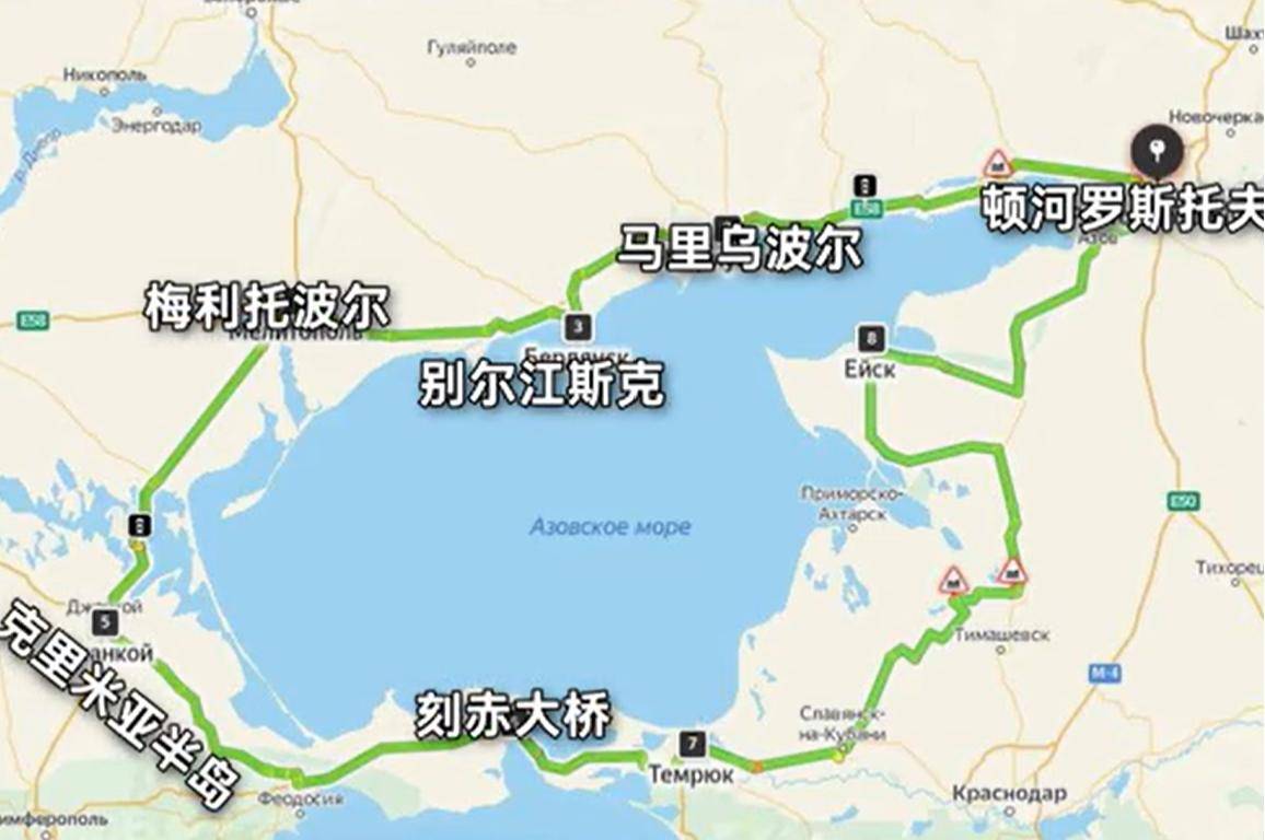 亚速海出海口地图图片