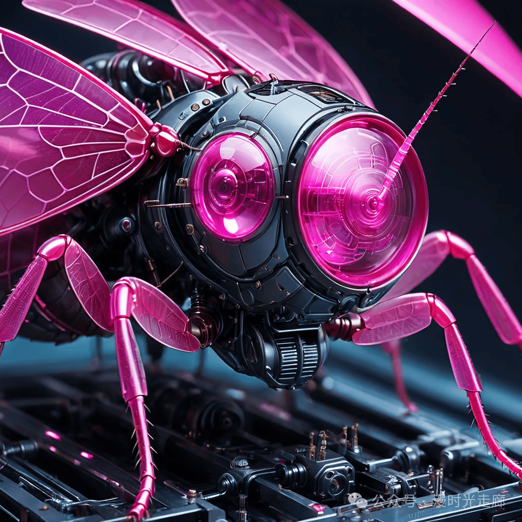 探索未来世界的机械昆虫 赛博朋克的独特魅力(2) 粉色系昆虫