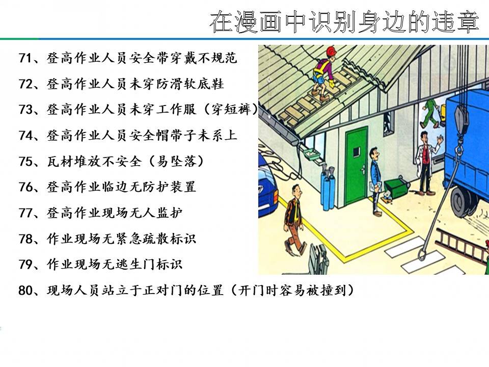 2024年安全生产月专题培训:看图找隐患活动