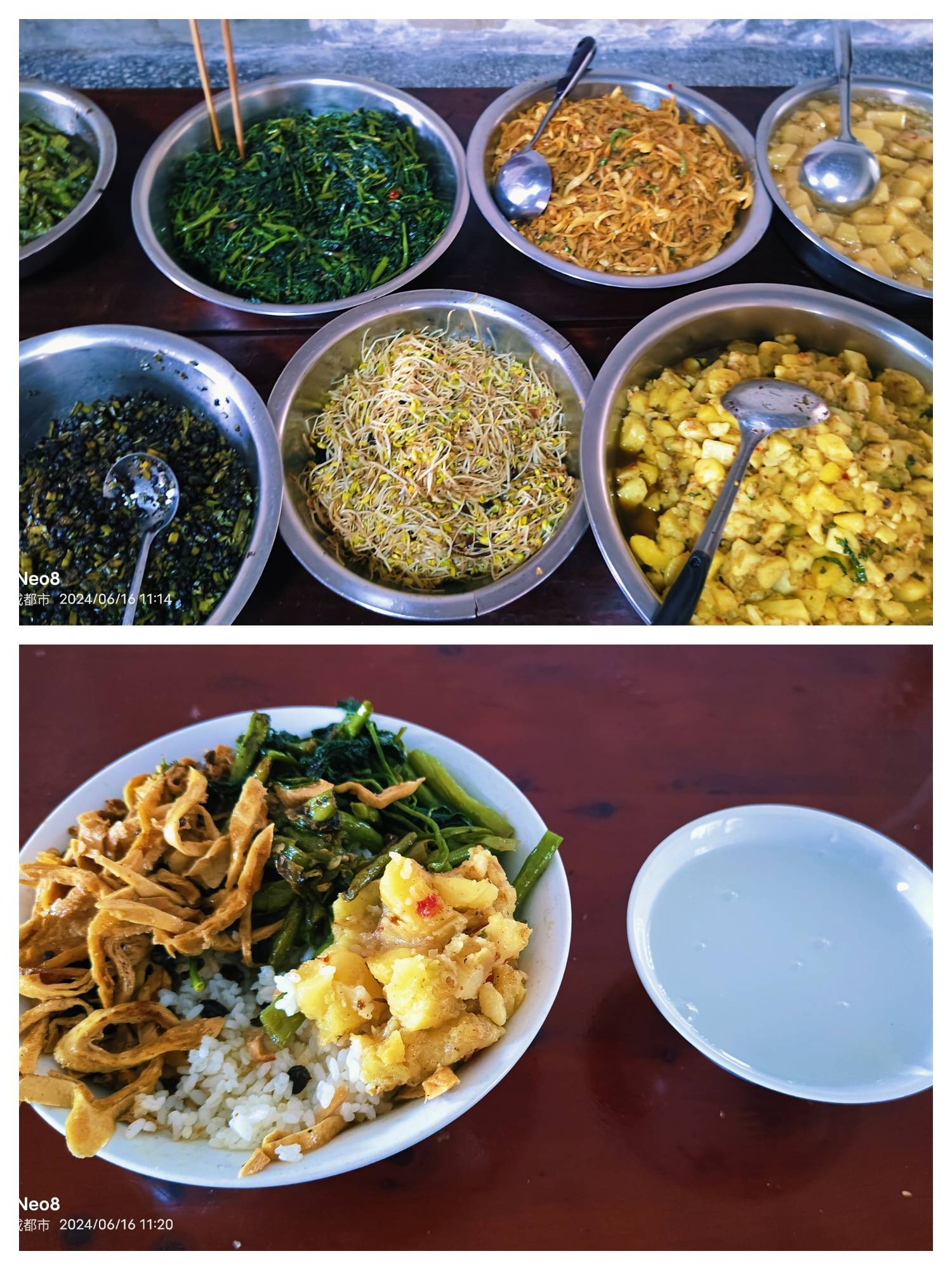 斋饭五元八个菜,喝茶十元坐一天_寺庙_地方_茶园