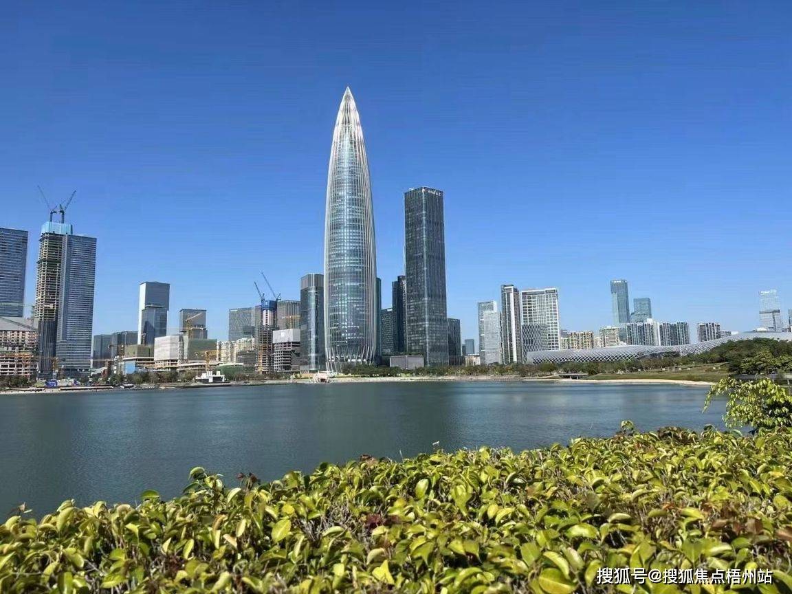 深圳中国华润大厦"春笋"与华润深圳湾体育中心"春茧"仅一路之隔,"春茧