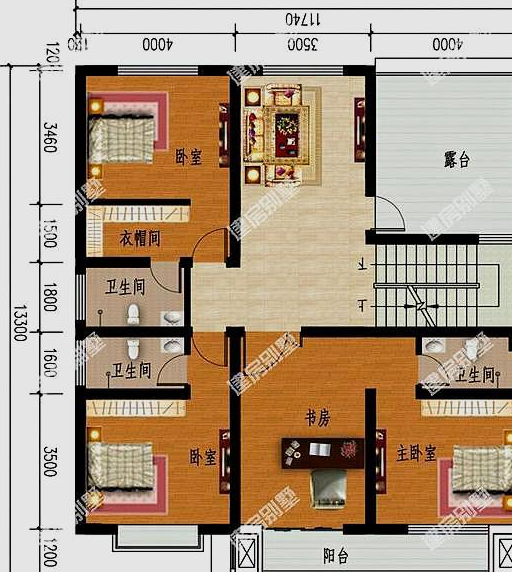 3栋简洁的现代风格别墅,农村自建房潮流下,迟早有一席之地_公卫_布局