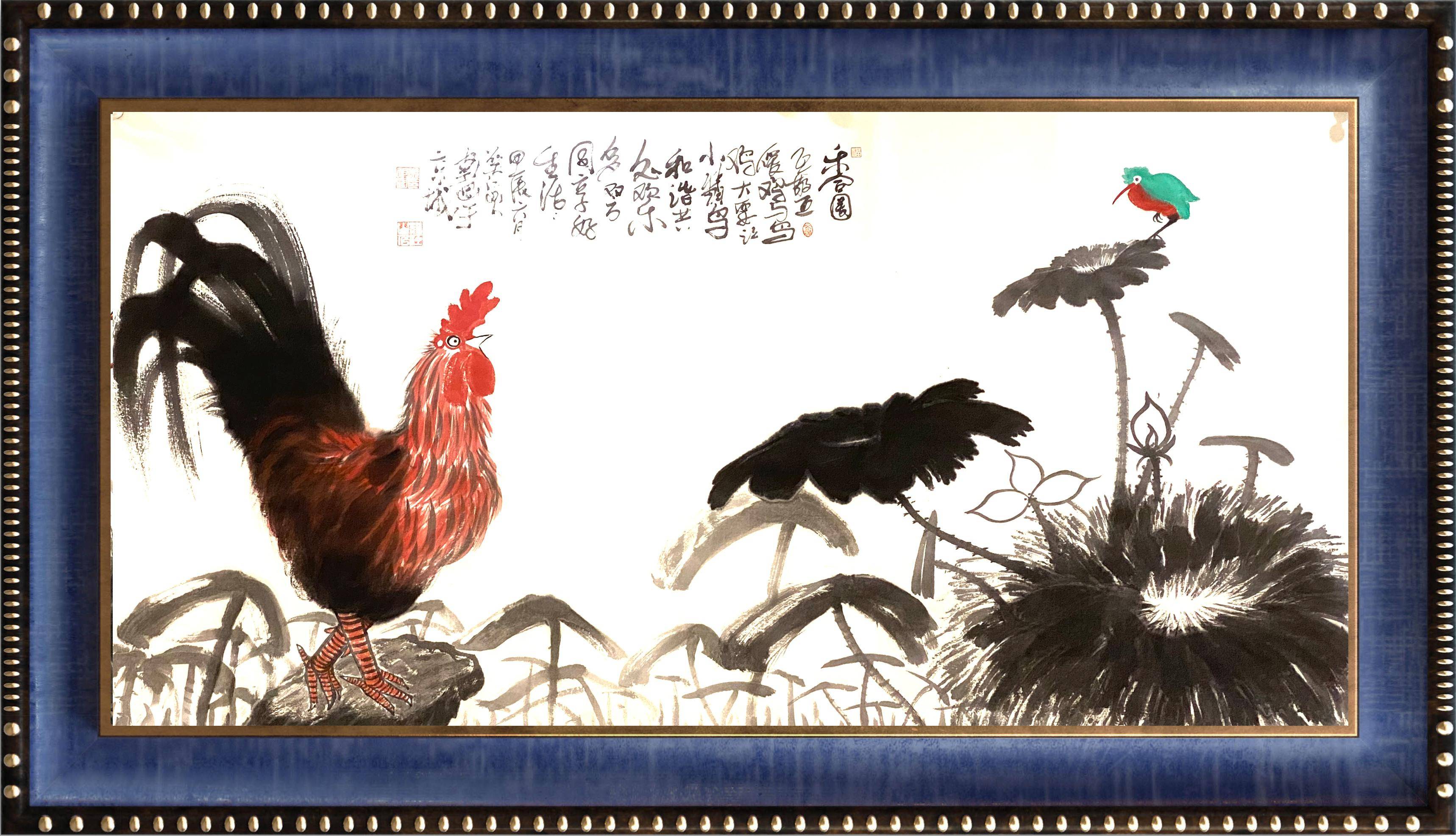 知名艺术家朱祖国中国写意花鸟画欣赏_先生_作品_自然