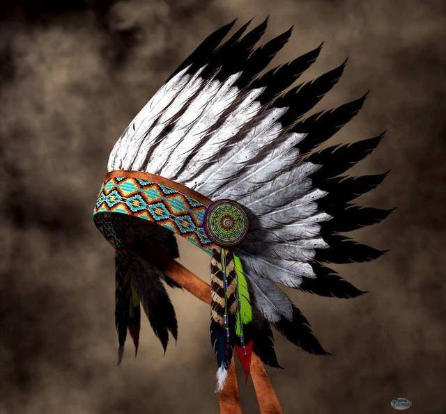 华丽的羽冠,勇士的王冠:一顶印第安人帽子背后的荣耀与尊严
