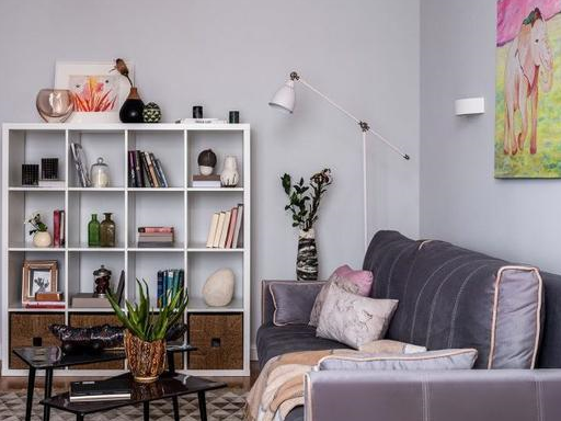 45㎡小户型处处是收纳,卧室床下装抽屉睡4人不挤,太聪明了!