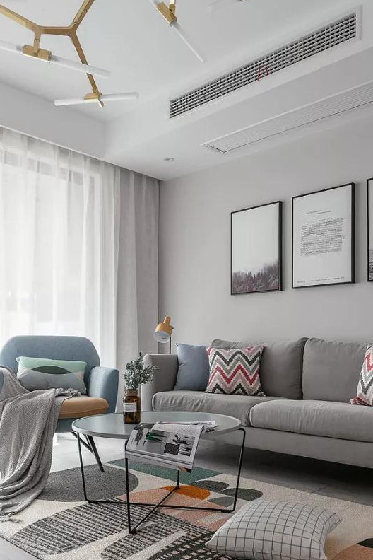 刚装修完的120㎡北欧风新房,恰到好处的精致素雅,忍不住想晒!