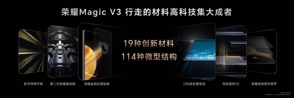 《荣耀Magic V3正式发布，9.2mm再次刷新折叠屏轻薄纪录》