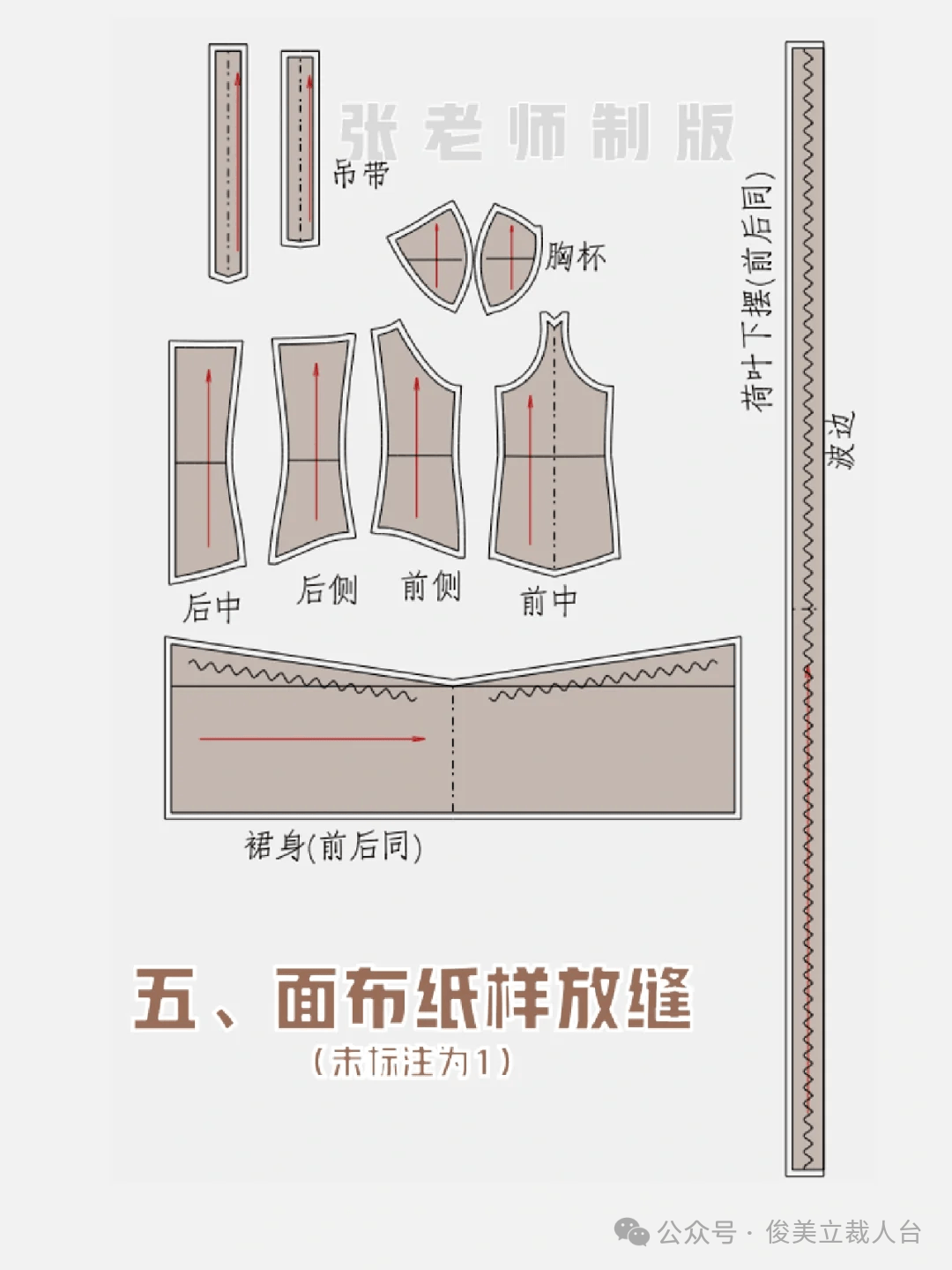 吊带裙的裁剪方法图片