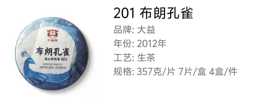 大益经典系列——孔雀系列全汇总! —找找茶