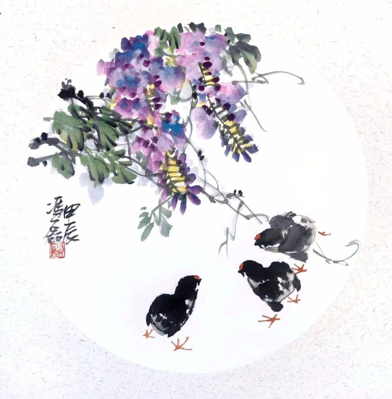 笔墨绘自然,艺术传心声——冯磊国画花鸟小品欣赏