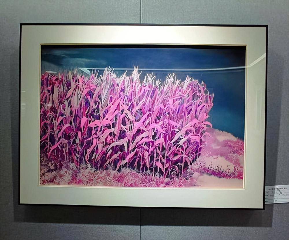 艺术家张骋水粉画走进中国农业大学