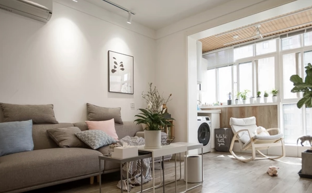 10万搞定82平北欧两室,卧室少女心爆棚,闺蜜说来了不想走