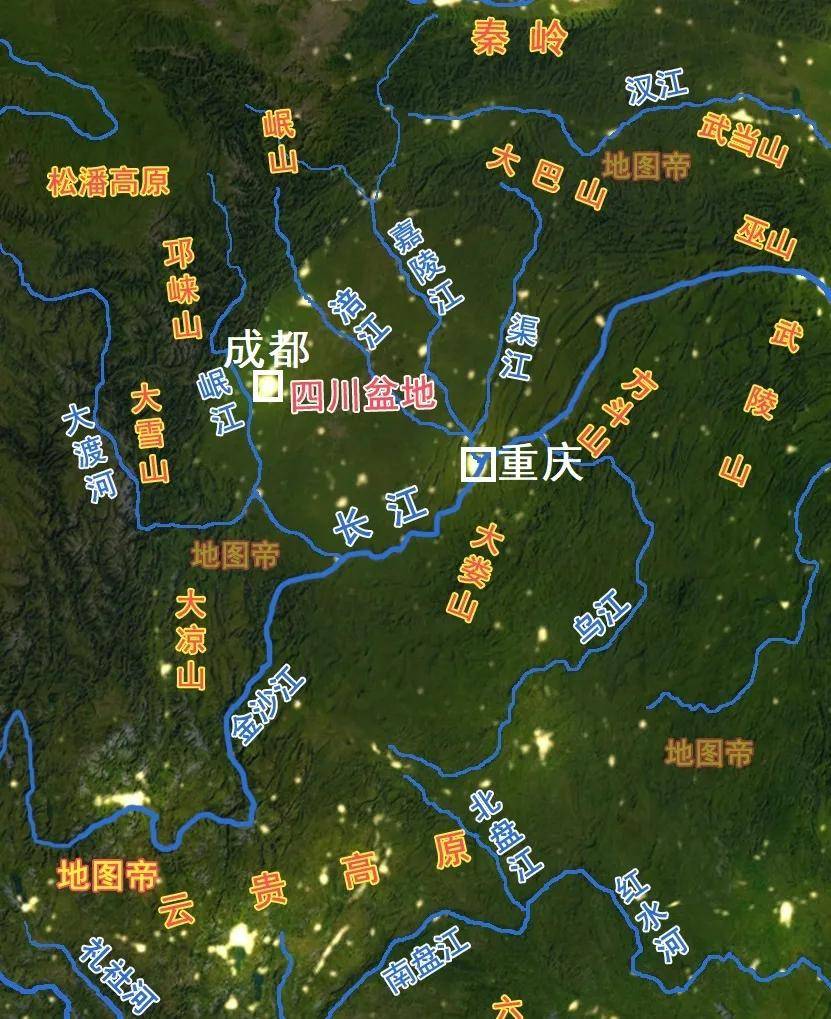 四川大凉山地图高清版图片