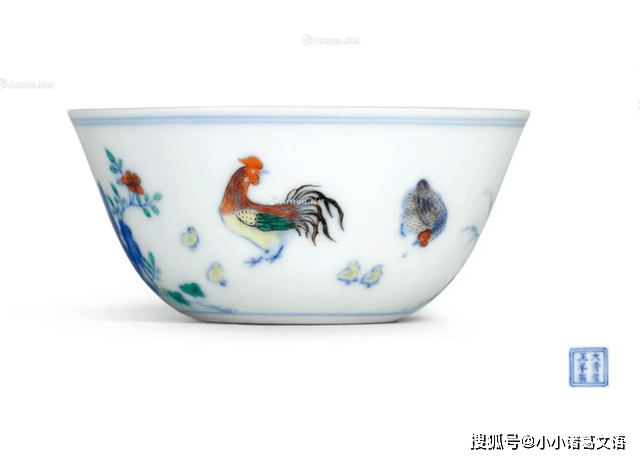 雍正仿成化斗彩鸡缸杯一般价格值多少钱?_成交价_瓷器_幼雏