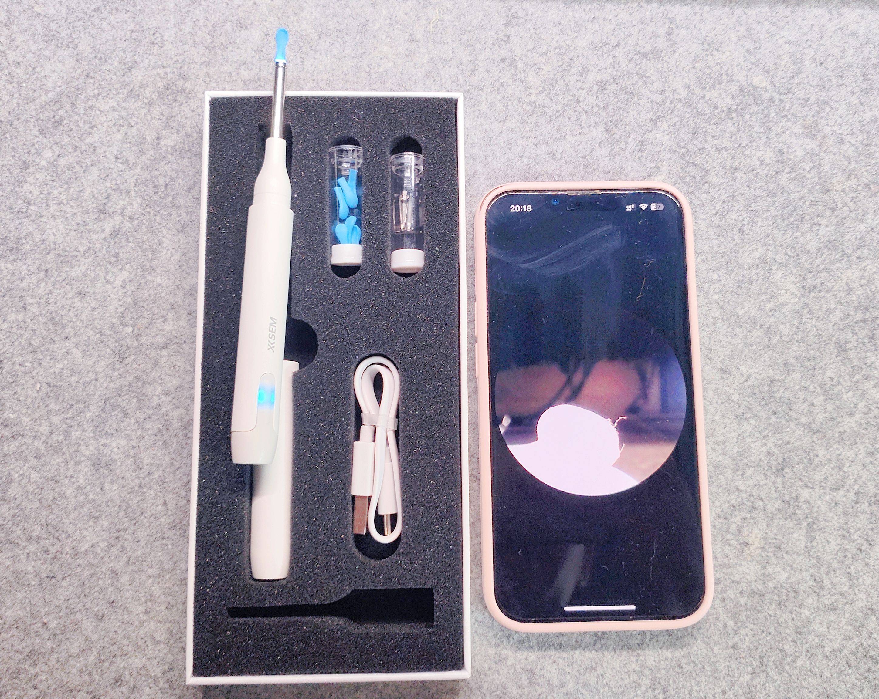 科技让生活更精细-西圣Find智能可视掏耳勺