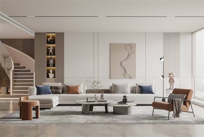 极简主义新风尚，木说木话板材打造沙发背景墙新境界