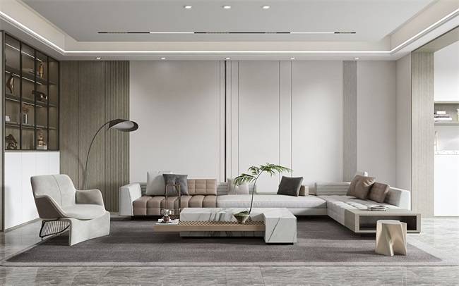 极简主义新风尚，木说木话板材打造沙发背景墙新境界