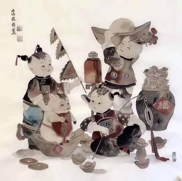 水墨画家金格格_人物_作品_艺术