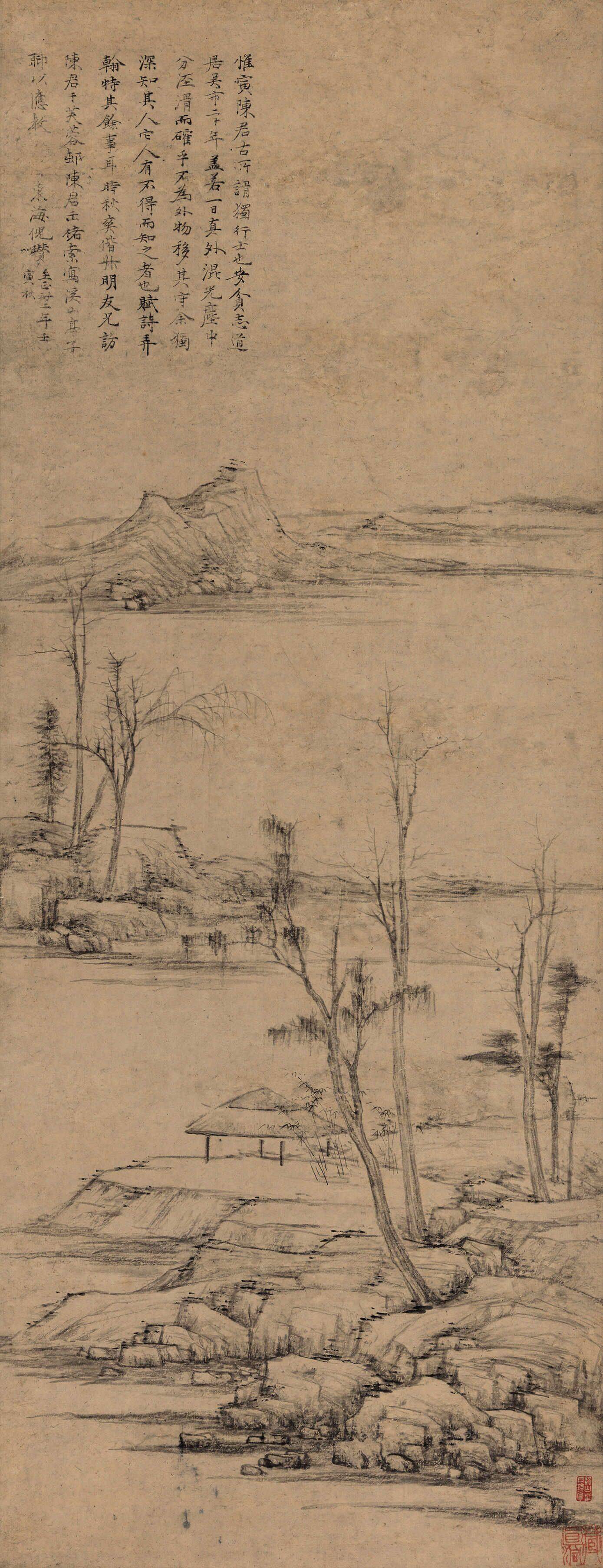 倪瓒:元代画坛的清逸孤标