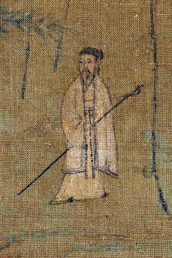 人物正是赵孟頫逐步成为画坛的主流元以后的文人画以其成功的实践元