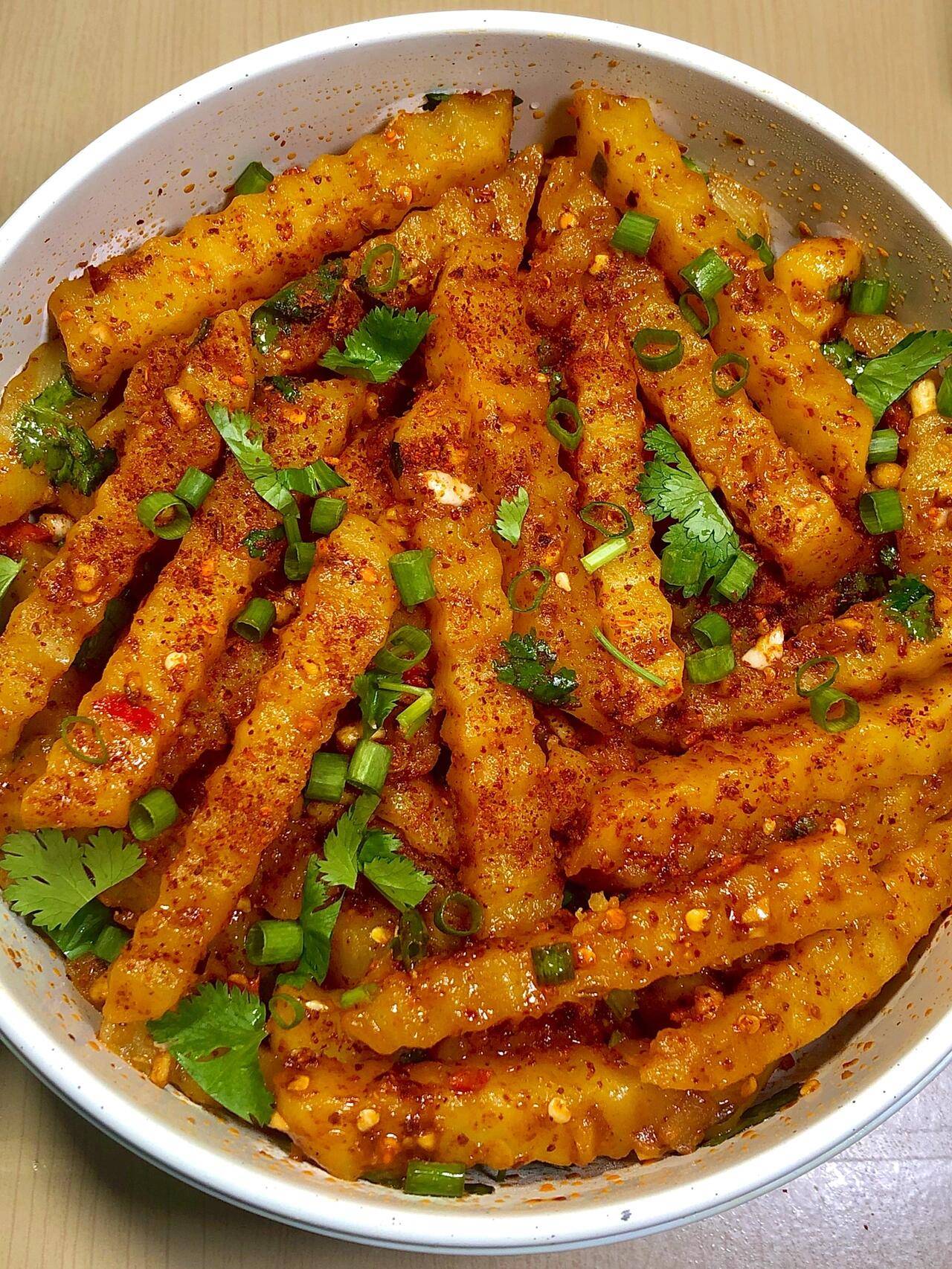 狼牙土豆条_调料_小吃_调整