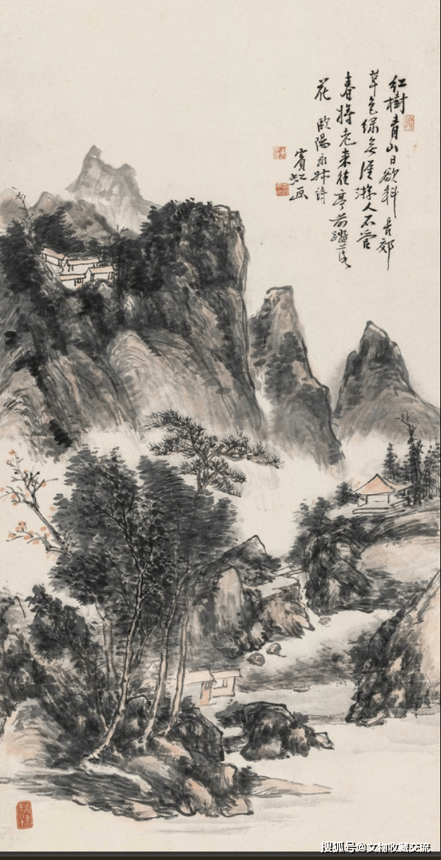 黄宾虹 |《黄山汤口》3.45亿创造书画拍卖奇迹!