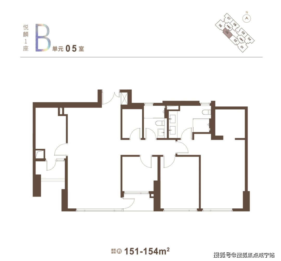 天荟公馆户型图图片