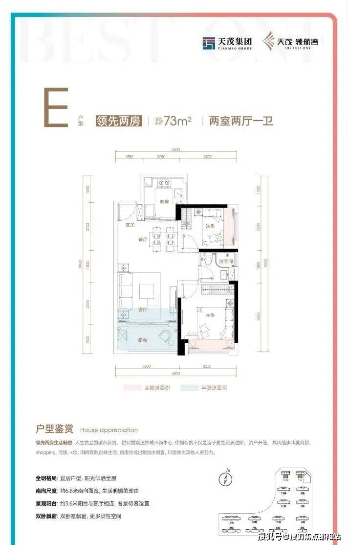 天茂新纪元户型图图片