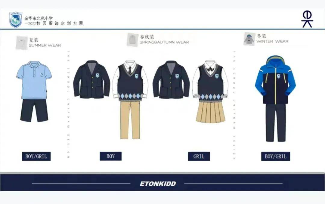 金华各学校校服大盘点,看看你喜欢哪款?