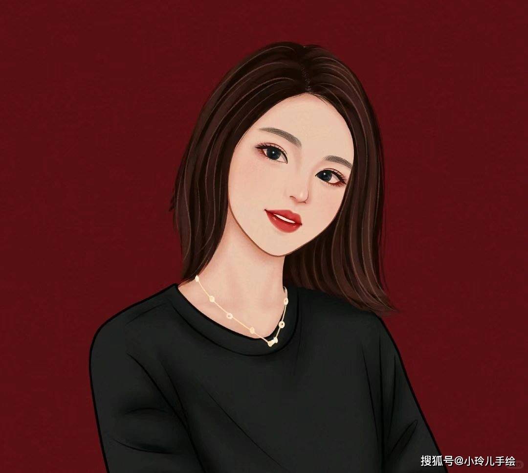 小玲儿手绘作品欣赏:在现代社交网络中,微信头像的作用不仅仅局限于