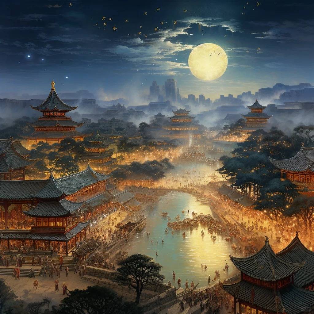马咽车阗,花灯千盏,赏盛世长安里的万种风流
