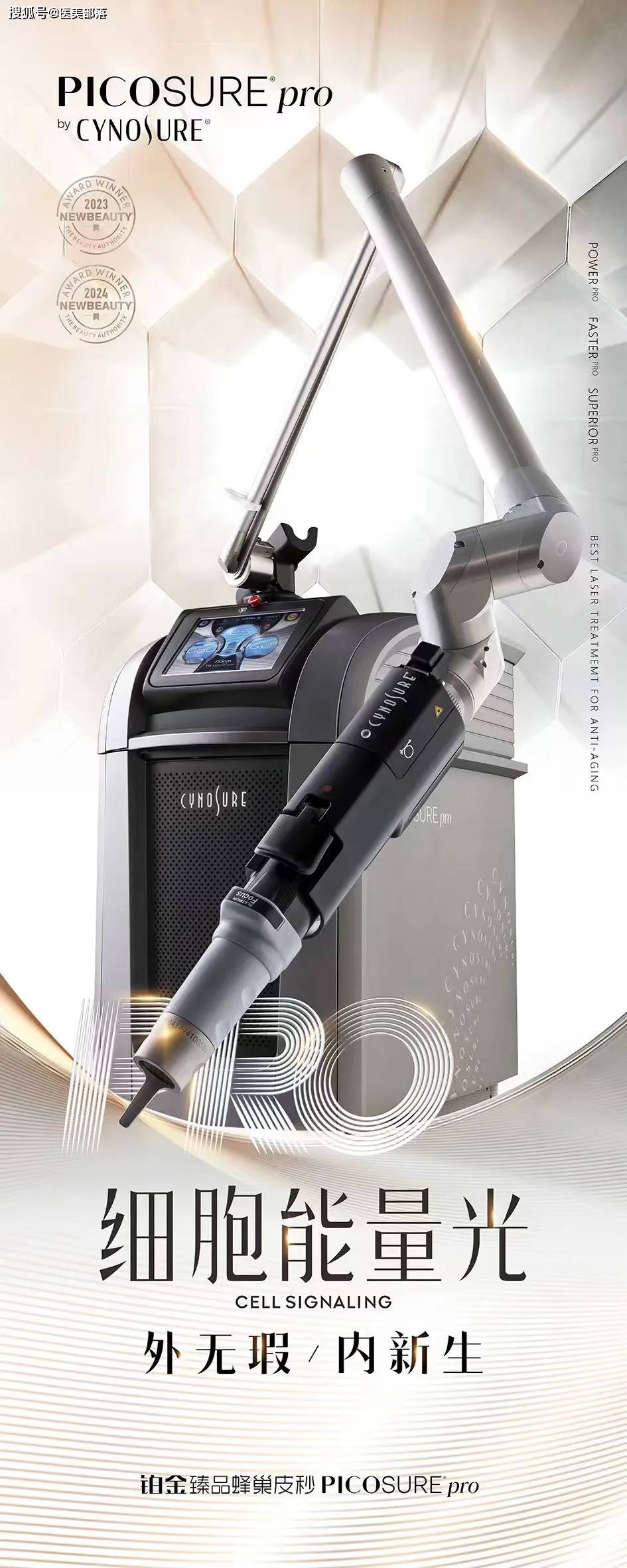 赛诺秀 | 铂金臻品「蜂巢皮秒pro」重磅上新,定义皮秒激光「黄金标准