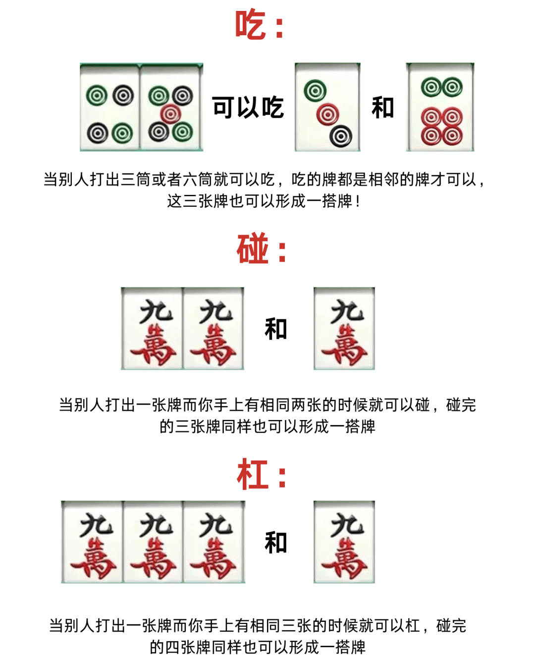 麻将认识图解图片