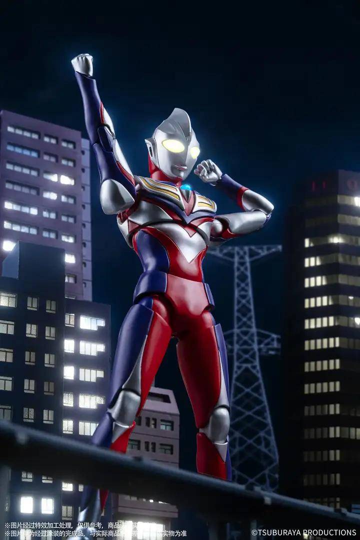 快来一起欣赏figure-rise standard 迪迦奥特曼 复合型城市大片