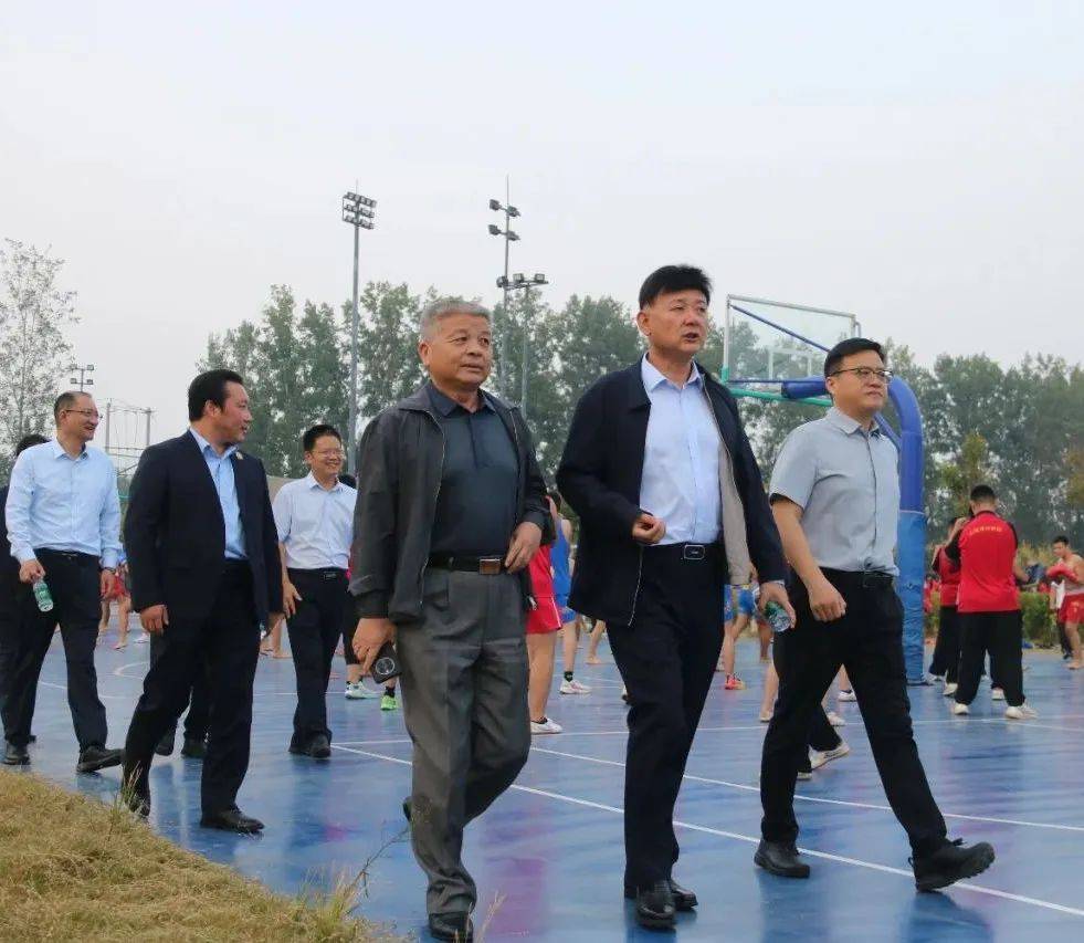 登封市武校联合会考察团莅临菏泽曹州武校考察交流
