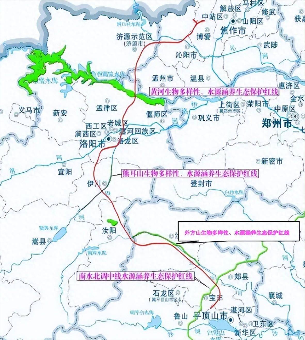 焦济洛城际铁路线路图图片