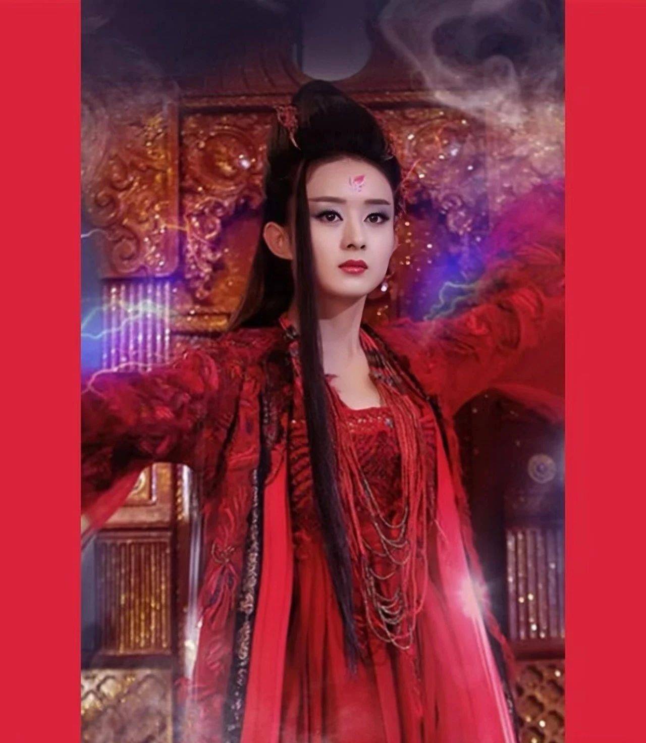 所以,当你看到身穿红衣的赵丽颖时,不妨多一份敬畏,少一份轻慢