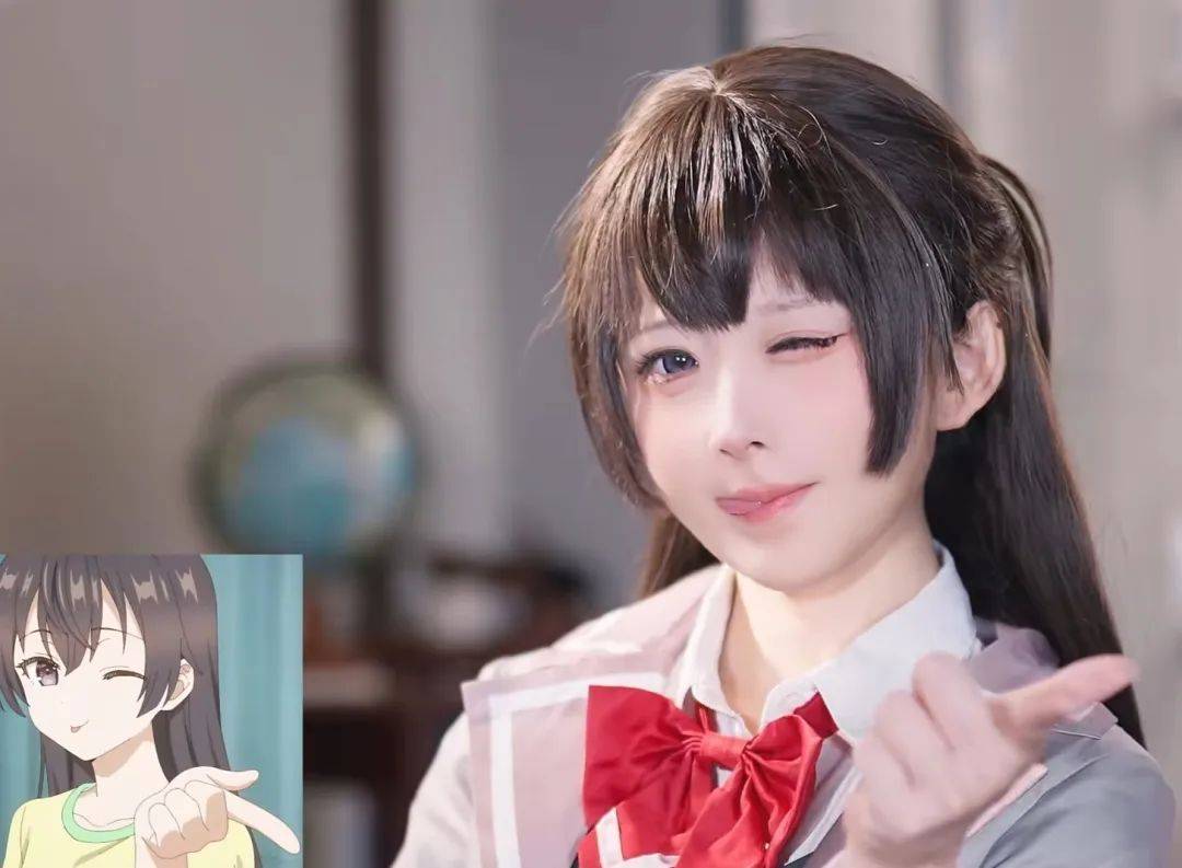 颜值SHOW:矮乐多COS周防有希,比苹果的灵动岛还灵动!可爱到爆炸!!_艾莉_家族_动漫