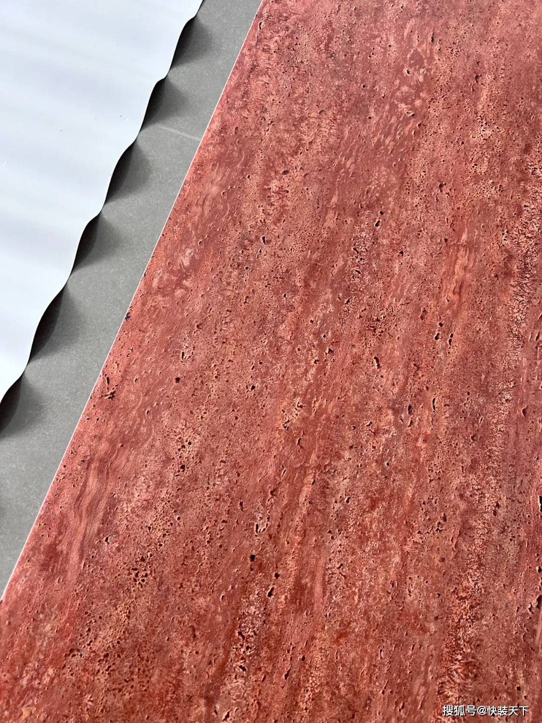 红珊兰新品 | "洞石"石晶墙板