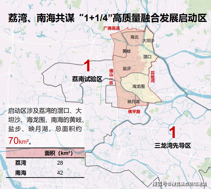 "三龙湾-白鹅潭-千灯湖"规划示意图有远见的人先占位,抢滩潜力板块