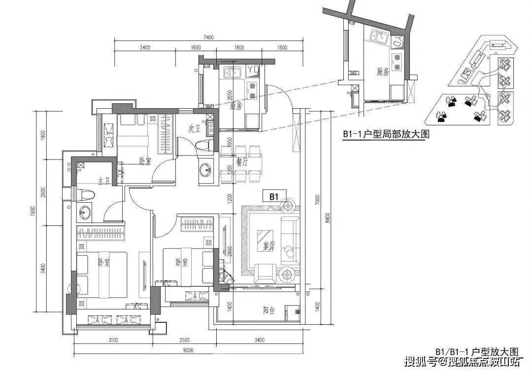 宏发万悦山二期户型图图片