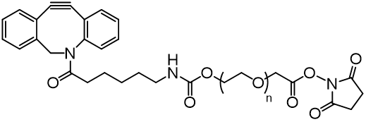 NHS-PEG-DBCO 活性脂聚乙二醇二苯环辛炔 DBCO-PEG-NHS_分子_生物_反应