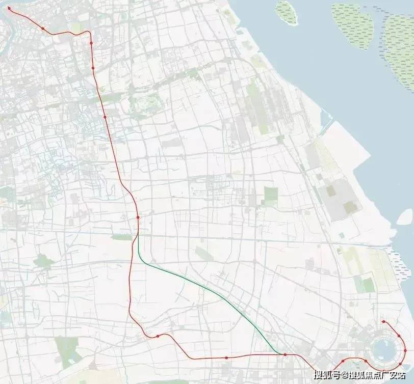 西线方案,是新场经奉城,四团到泥城;图片来源于网络最新浦南线起点到